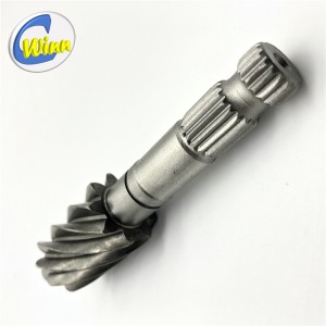 Customized CNC Machining Stainless steel gear shaft Auto Parts Spare Parts After Sales Parts