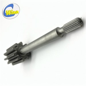 CNC Machining Customized Stainless steel gear shaft Auto Parts Spare Parts After Sales Parts