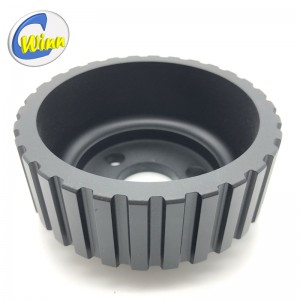 OEM/ODM CNC Machining Aluminum painted pulley Auto Parts Spare Parts After Sales Parts